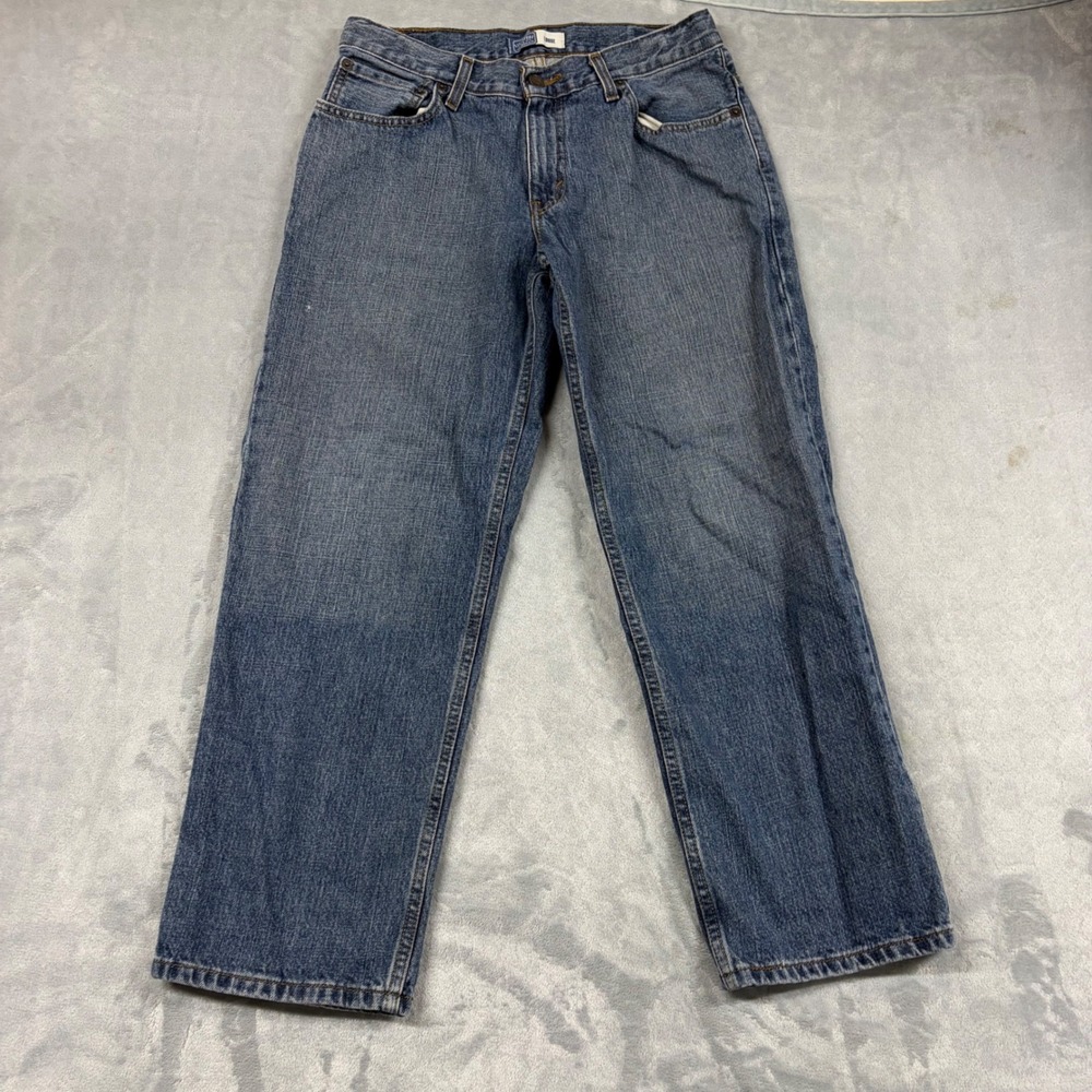 Signature by Levi Strauss Mens Size 30x28 Loose Fit Jeans Medium Wash Denim‎